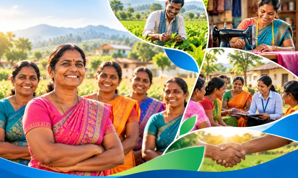 Rural Women’s Empowerment Collage